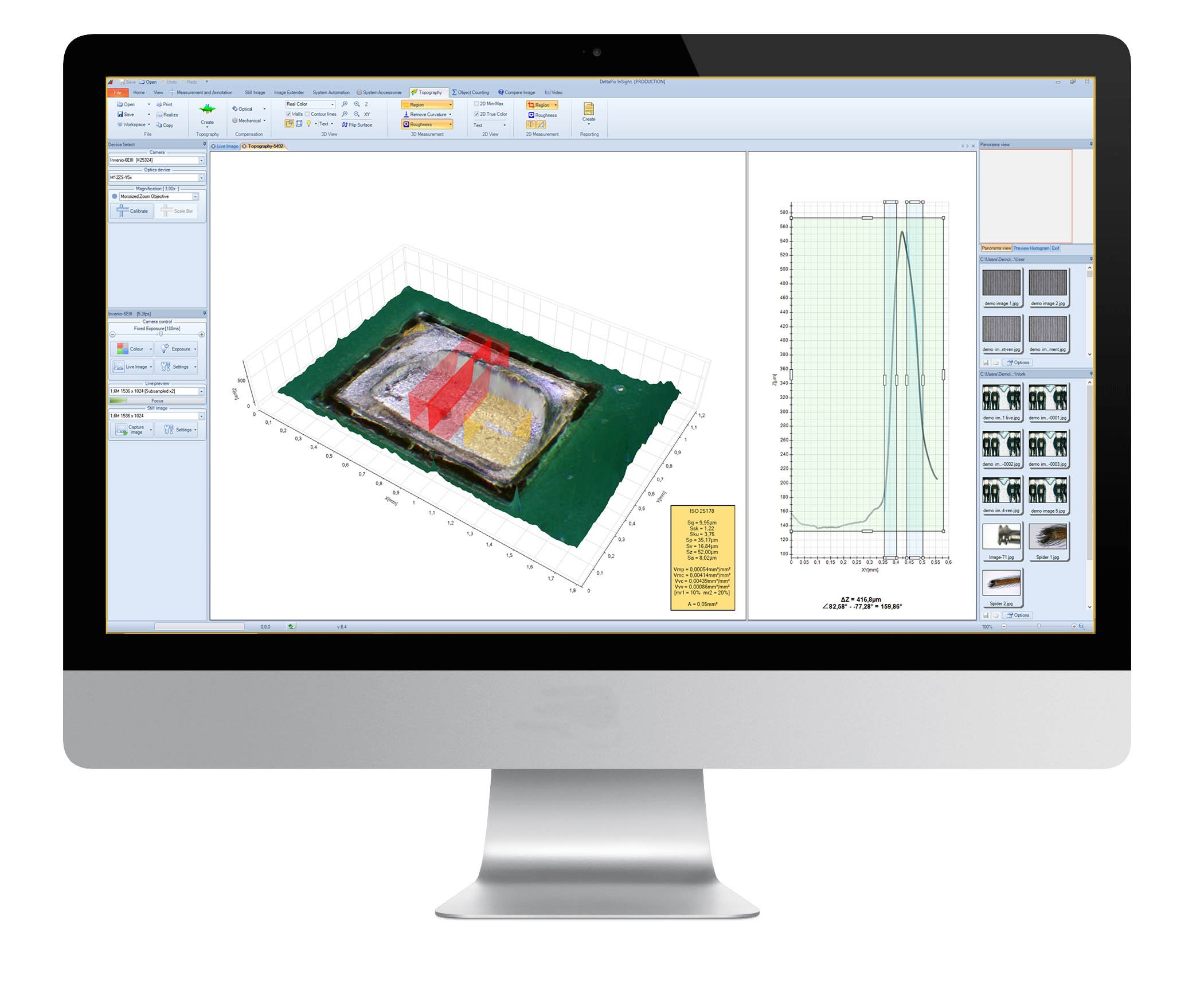 New 3D Topography UI in InSight